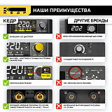Аппарат инверторный  КЕДР UltraARC-220S Pulse Digital (230В, 20-200А) (фото 7)
